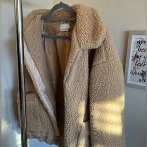 I.am.Gia Tan Teddy Coat- Large